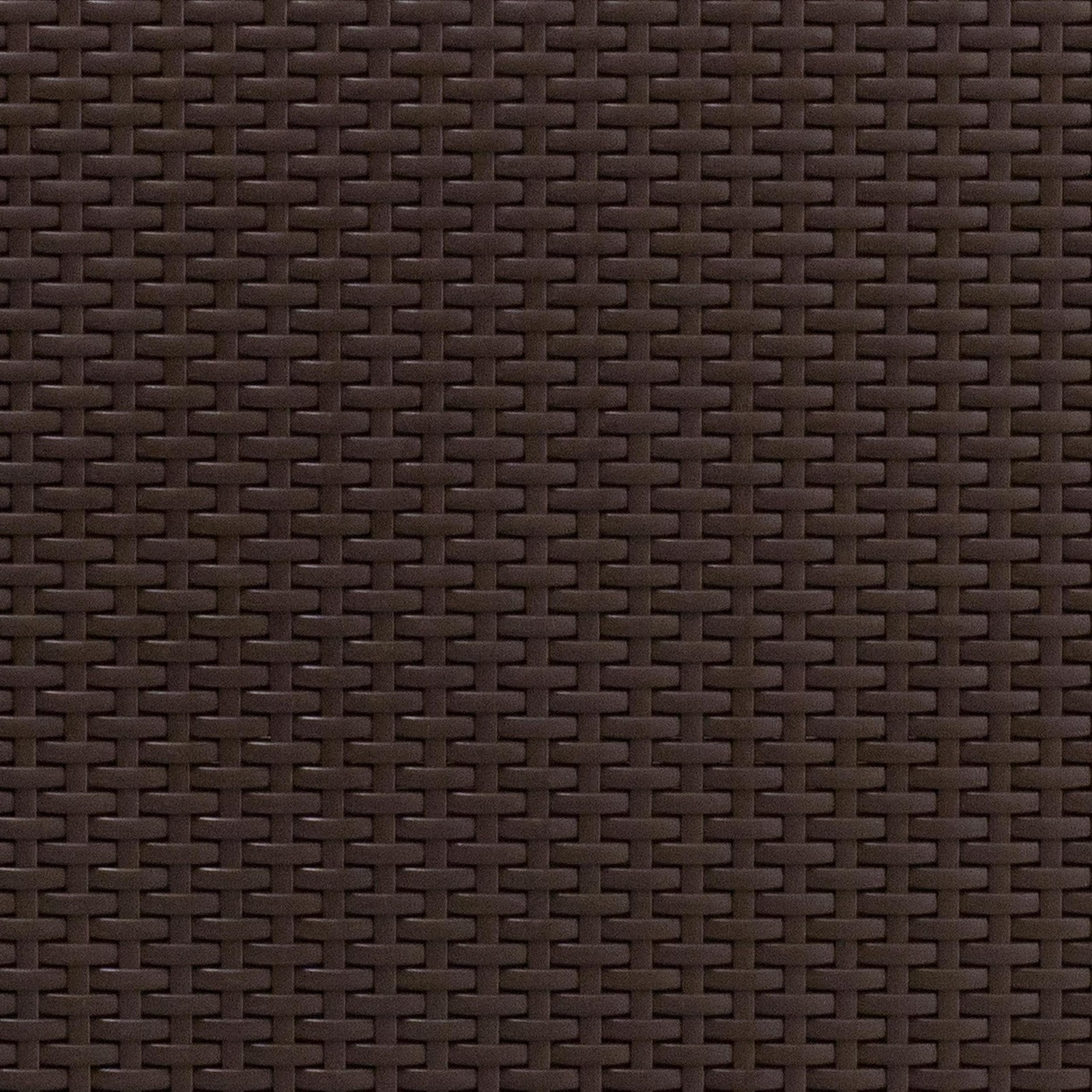 Afuera Living Wicker Patio Sofa in Chocolate Brown and Beige