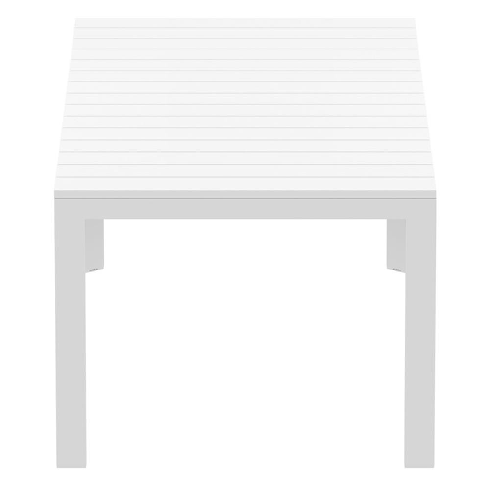 Compamia Atlantic 55-83 inch Extendable Dining Table in White finish