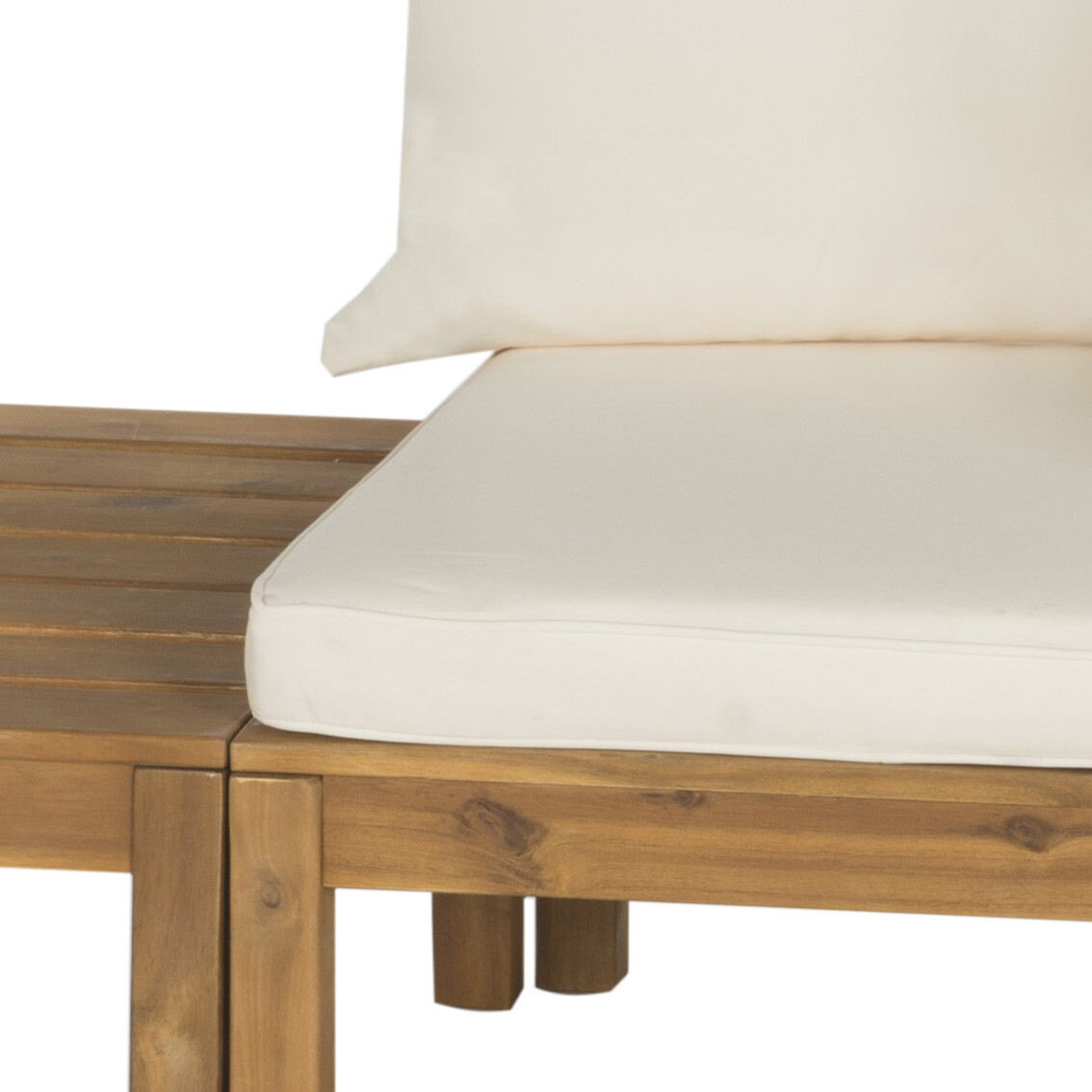 SAFAVIEH Outdoor Collection Lynwood Modular Outdoor Sectional | Natural/Beige |
