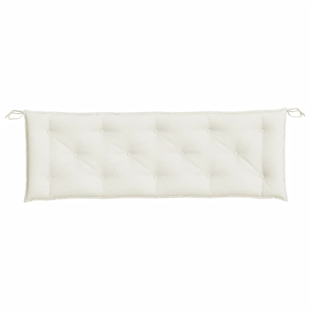 Garden Bench Cushion Melange Cream 59.1″x19.7″x2.8″ Fabric