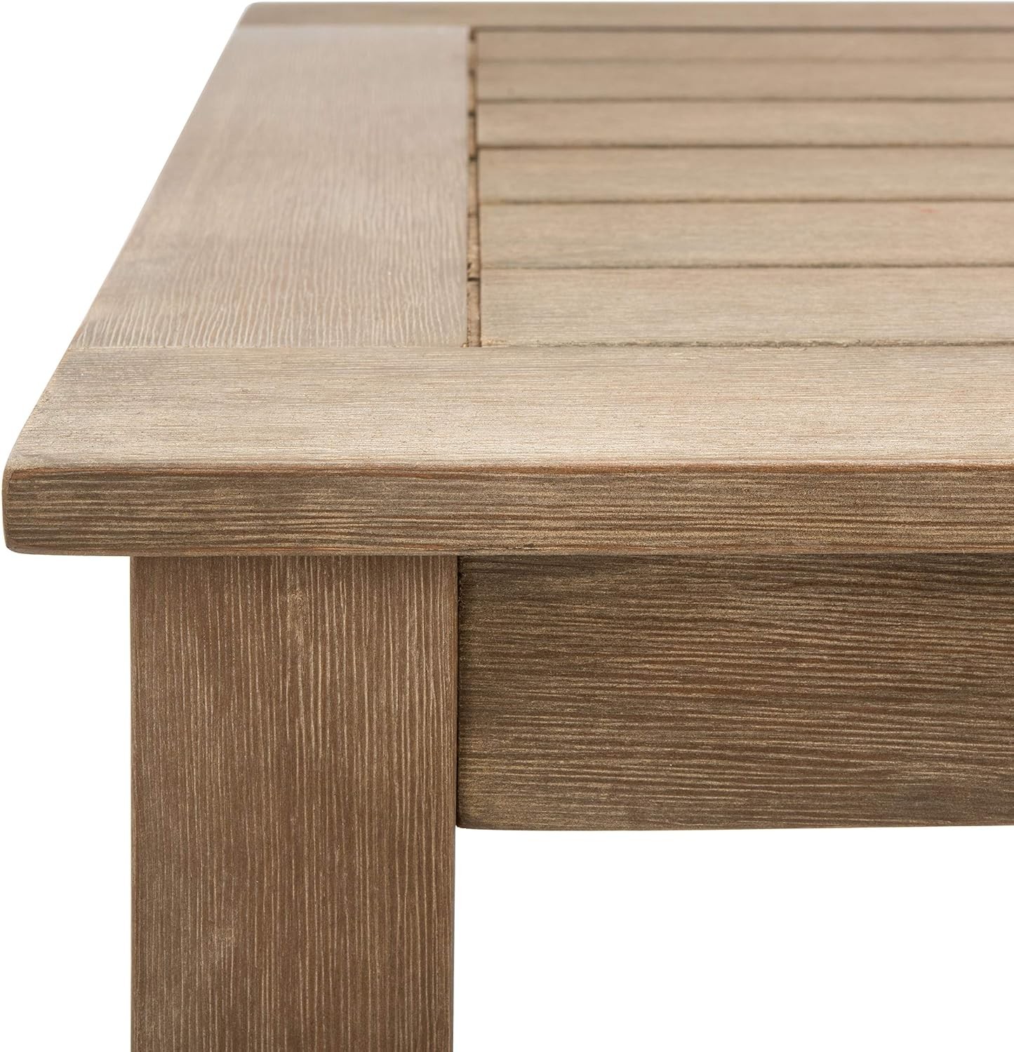 Couture Outdoor Patio Furniture Collection – Santa Cruz Coffee Table, Natural
