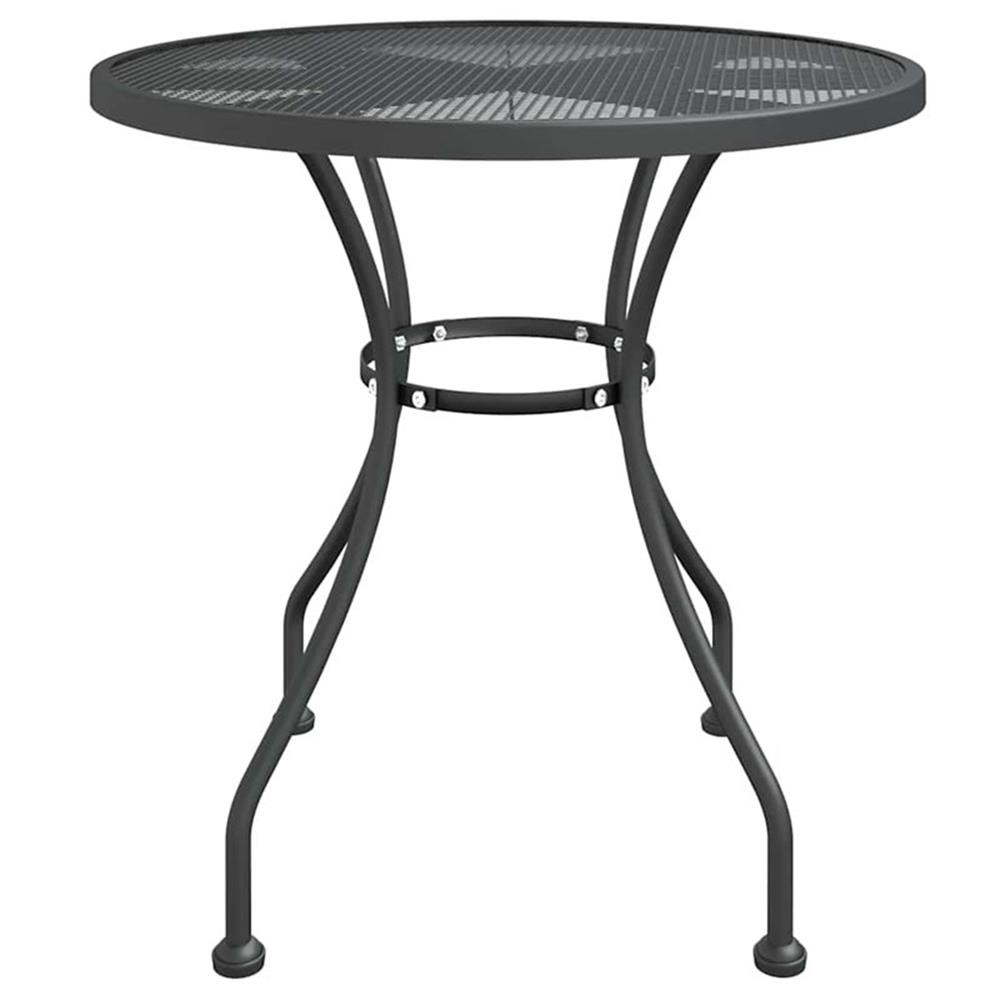 Bowery Hill Contemporary Garden Dining Set in Anthracite/Gray