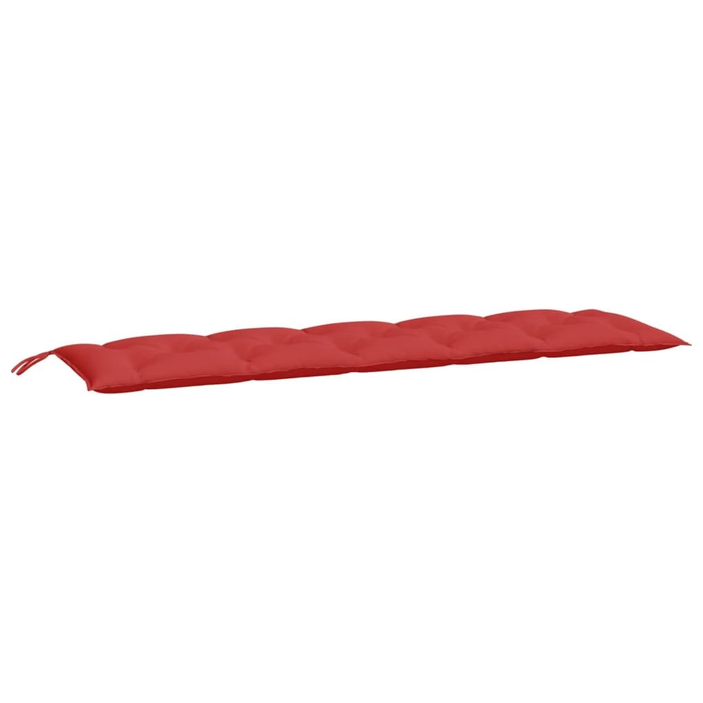 Garden Bench Cushion Red 70.9″x(19.7″+19.7″)x2.8″ Oxford Fabric
