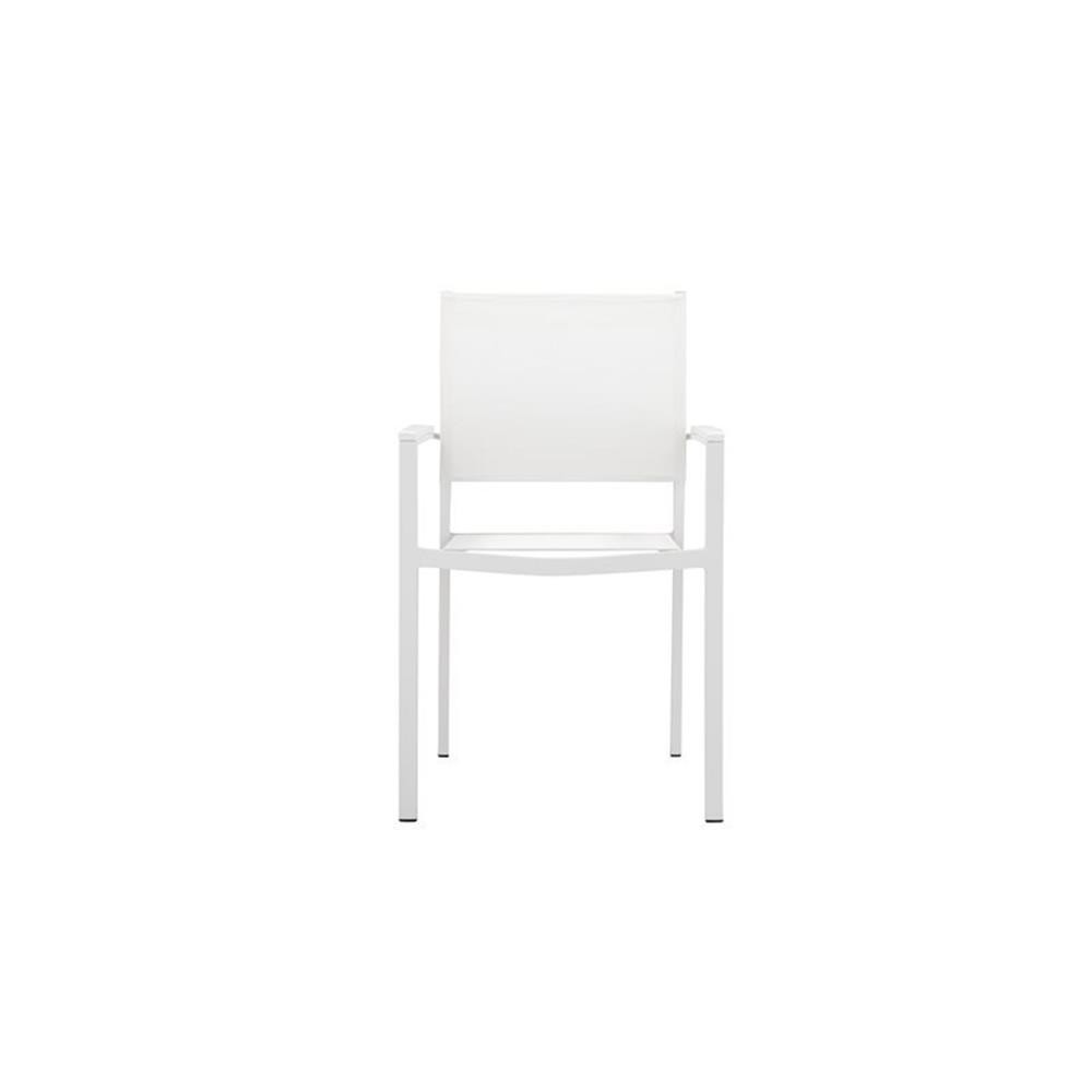 Pangea Home Chester 17-piece Aluminum Patio Sofa Set in White