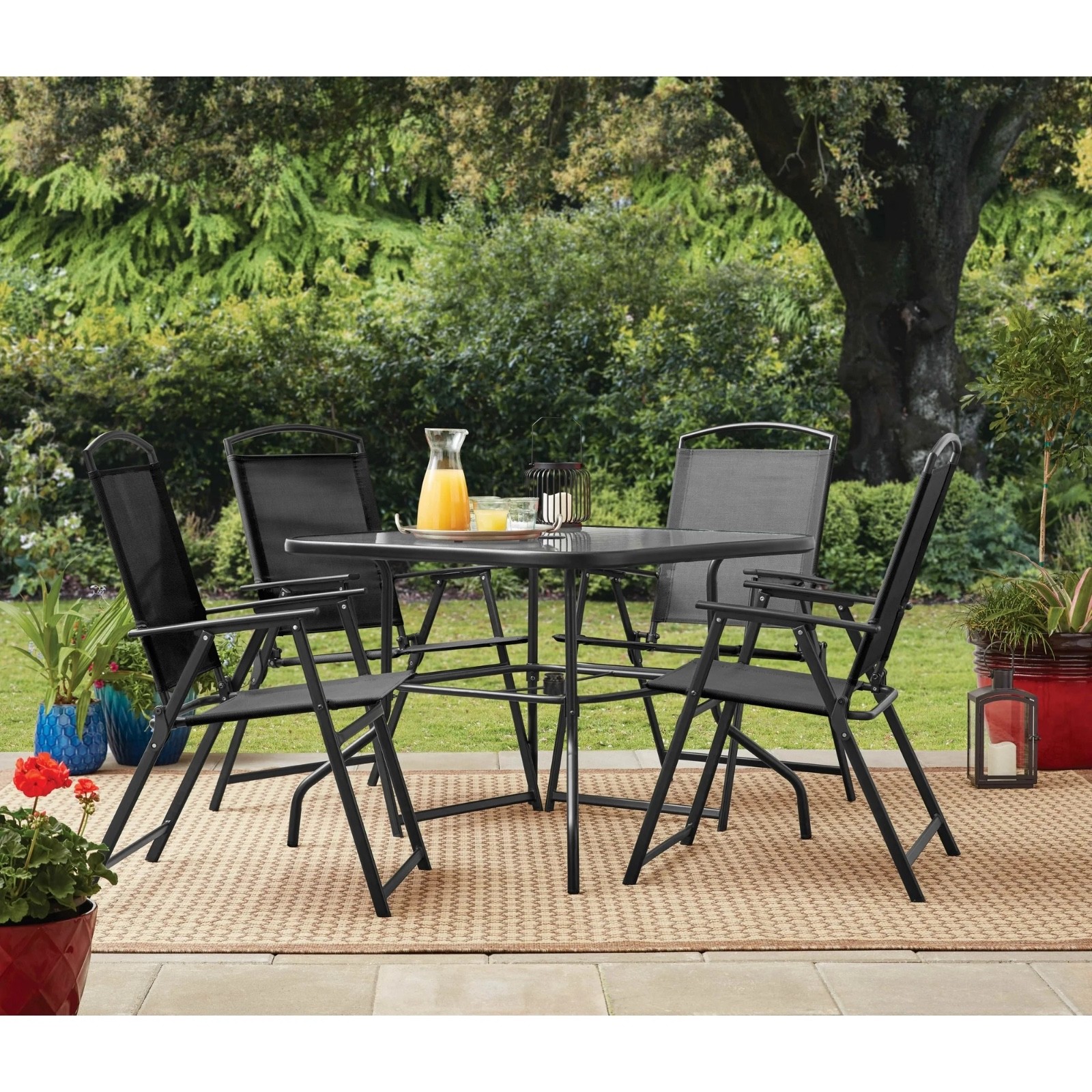 Mainstays Albany Lane 6-Piece Outdoor Patio Dining Set – Grey