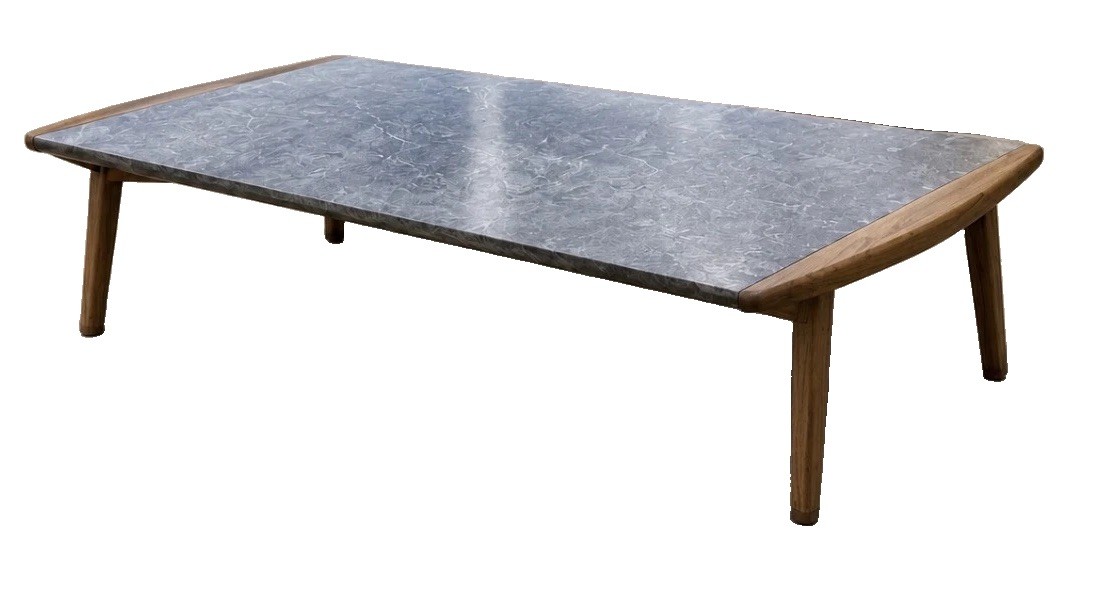 Minotti Fynn Outdoor Coffee Table – Cardoso Stone – 155 cm – NIB