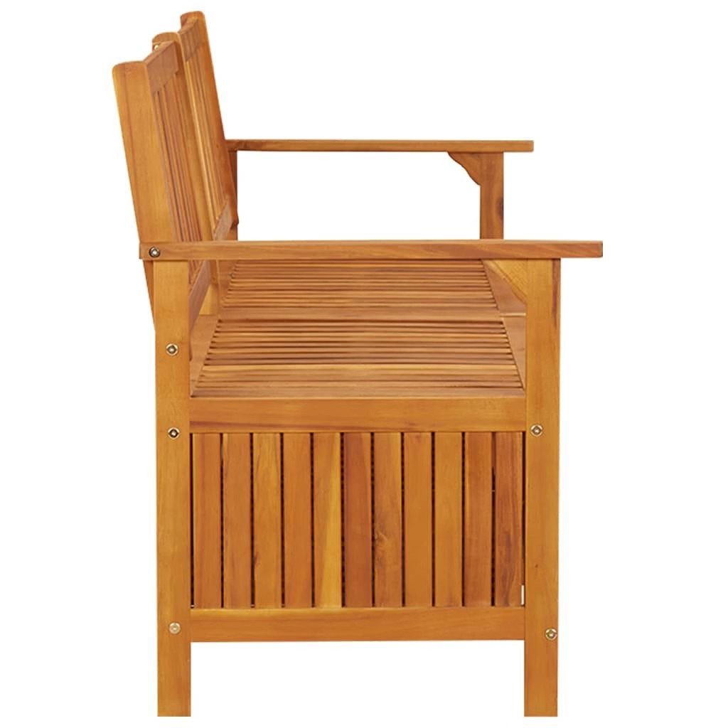 Storage Bench 66.9″ Solid Wood Acacia