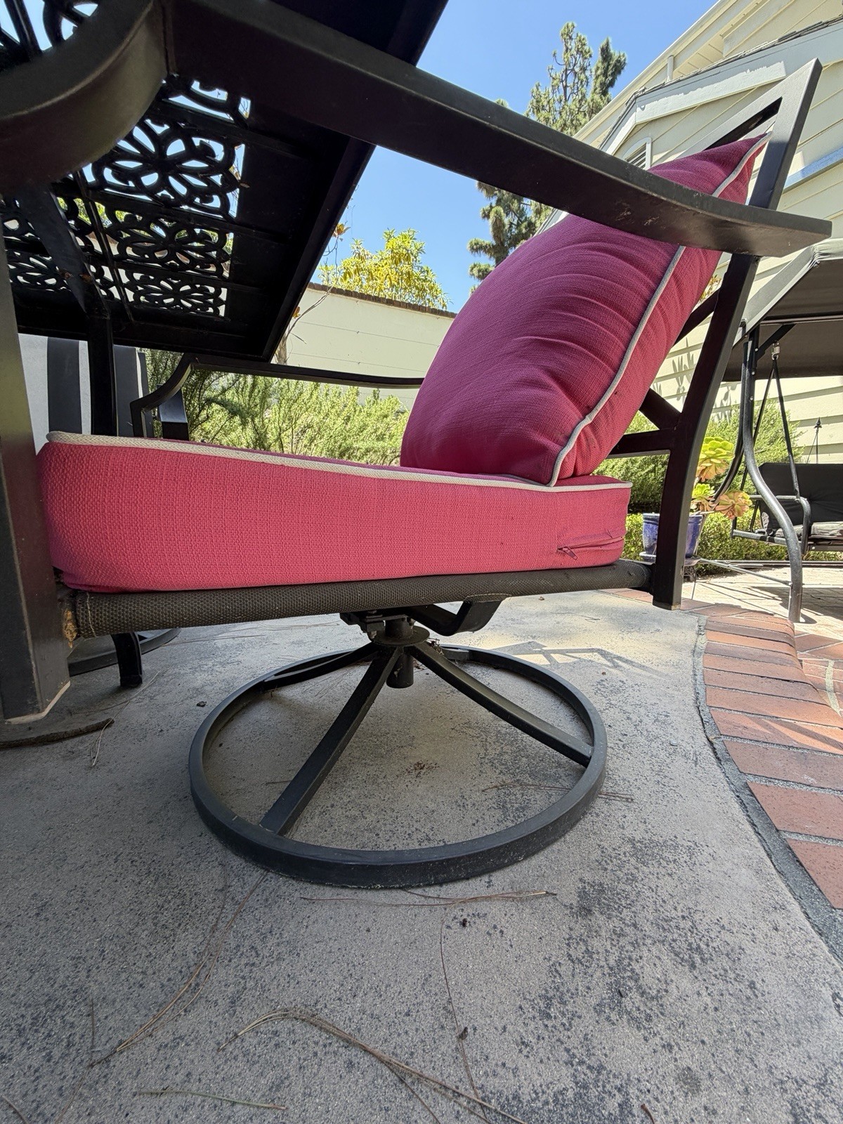 Cast Aluminum Patio Dining Set 7 Piece