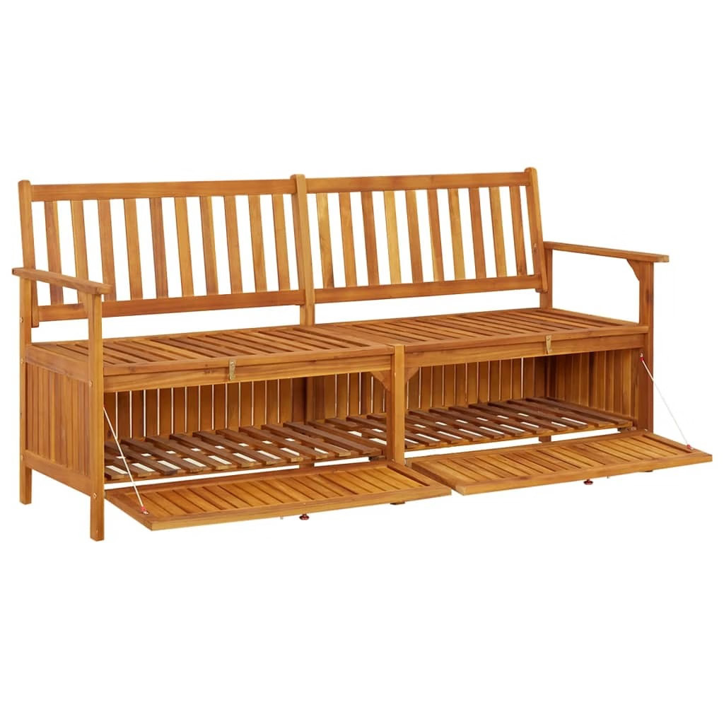 Storage Bench 66.9″ Solid Wood Acacia