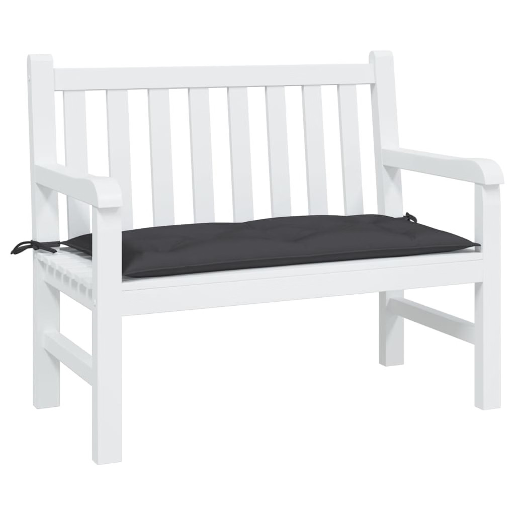 Garden Bench Cushion Black 39.4″x19.7″x2.8″ Oxford Fabric