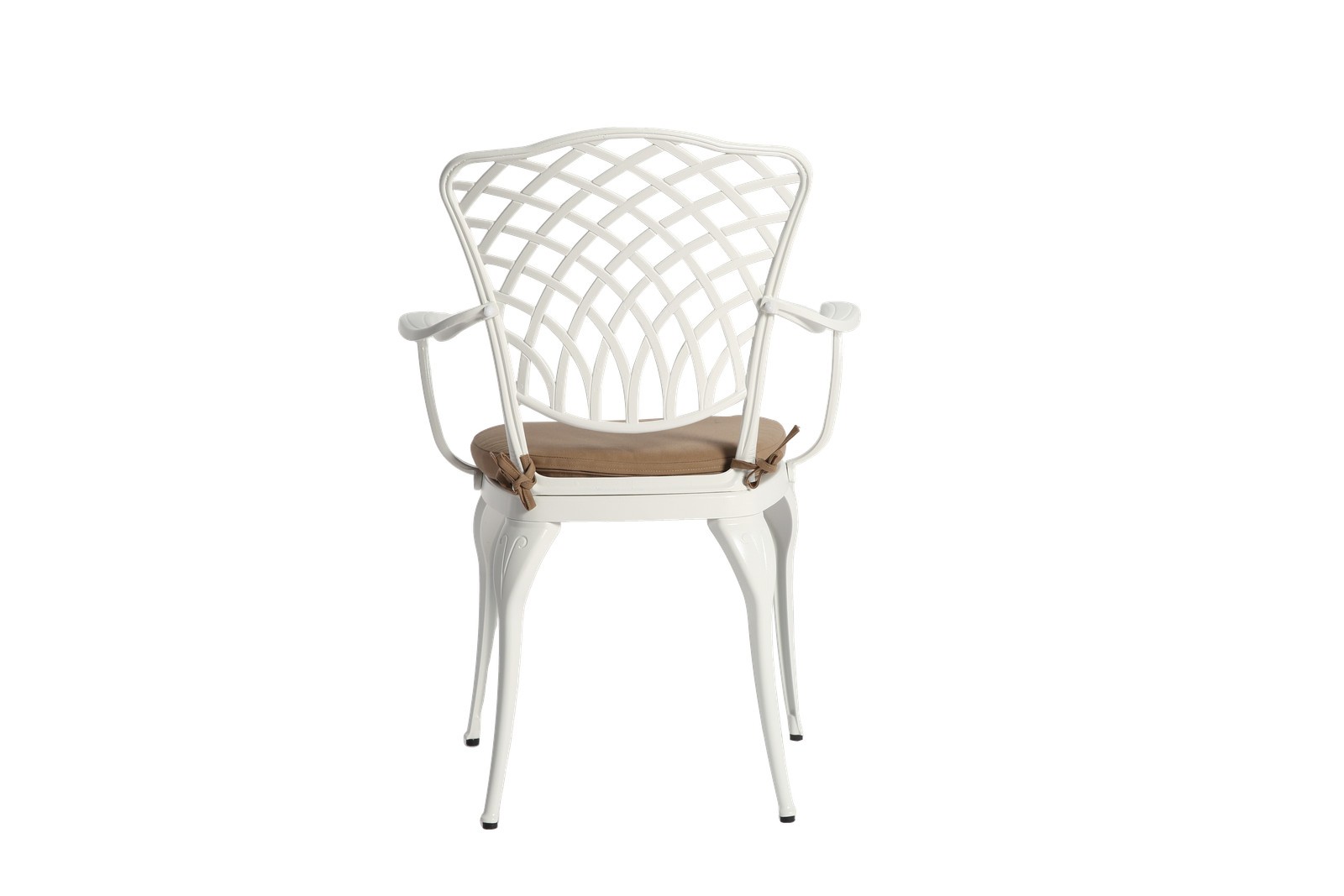 Cast Aluminum Bistro Set with Umbrella Hole, All-Weather Patio Table & Chairs