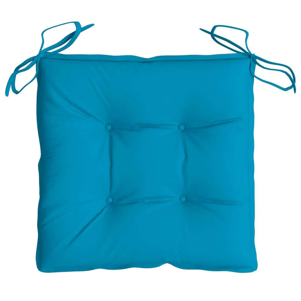 Chair Cushions 2 pcs Light Blue 19.7″x19.7″x2.8″ Oxford Fabric