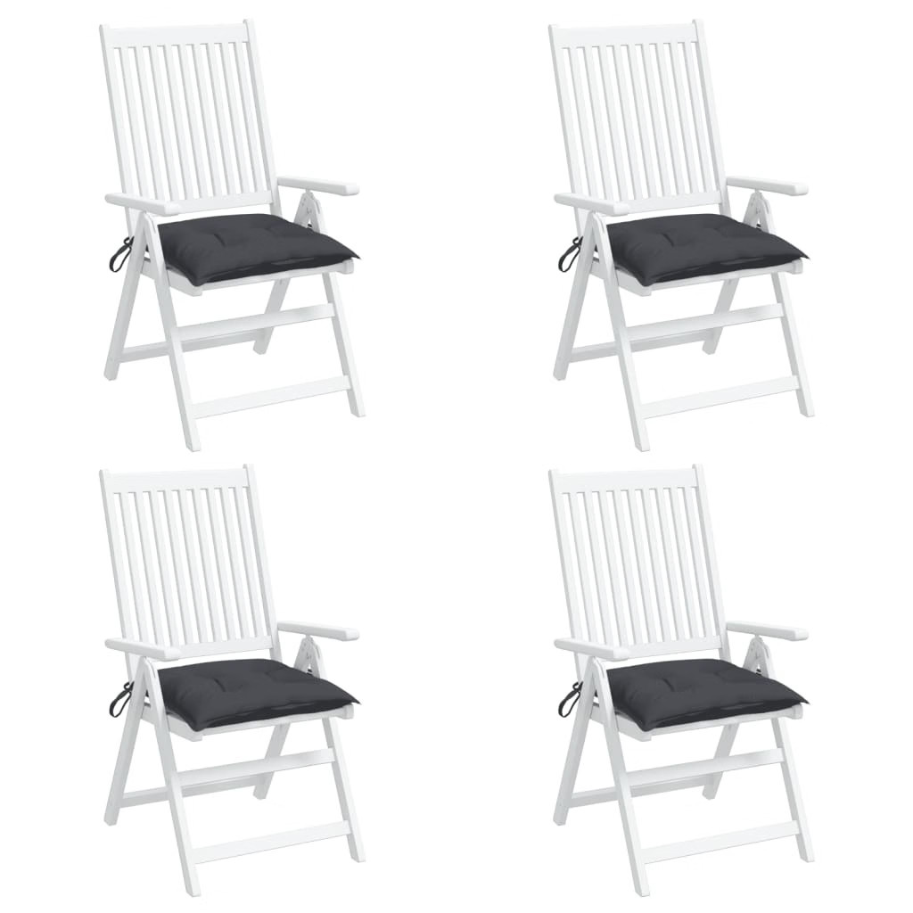 Chair Cushions 4 pcs Anthracite 19.7″x19.7″x2.8″ Oxford Fabric