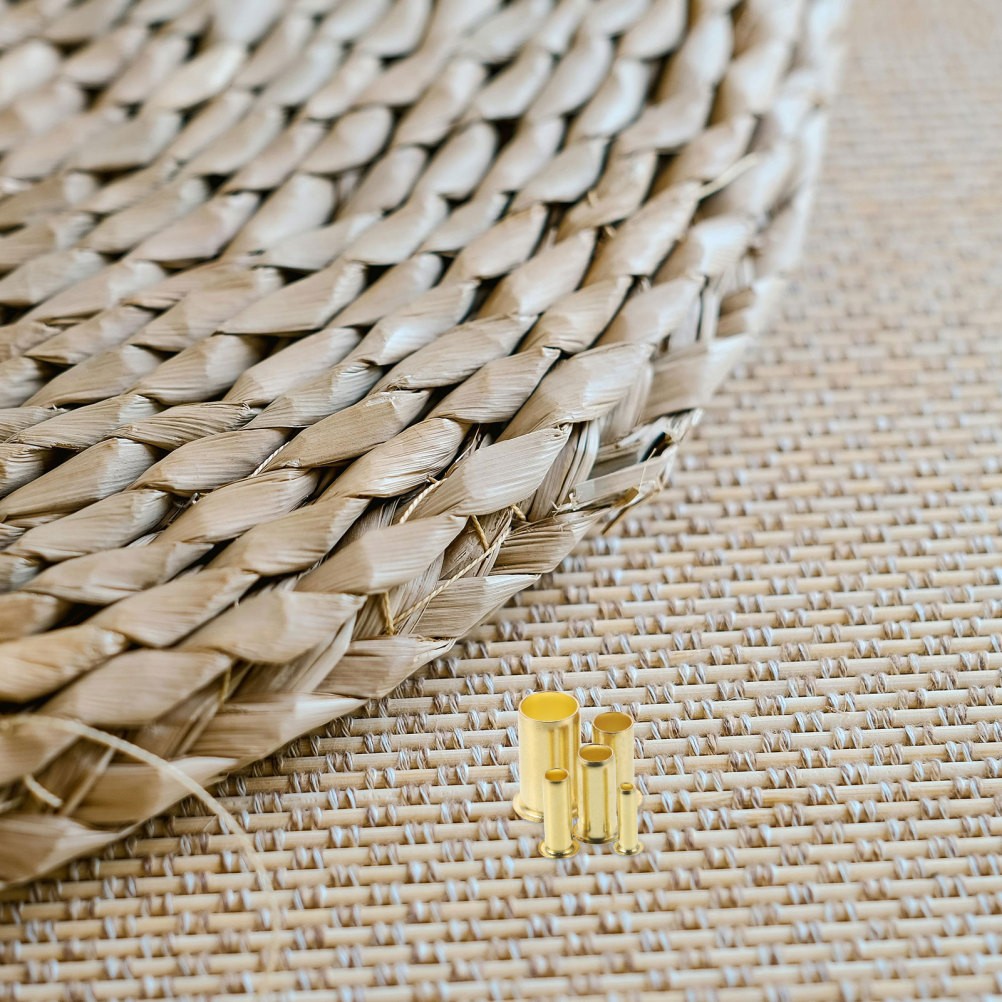 50 Pcs Pine Needle Coil Hoop Basket Weaving Accessories DIY Gauge