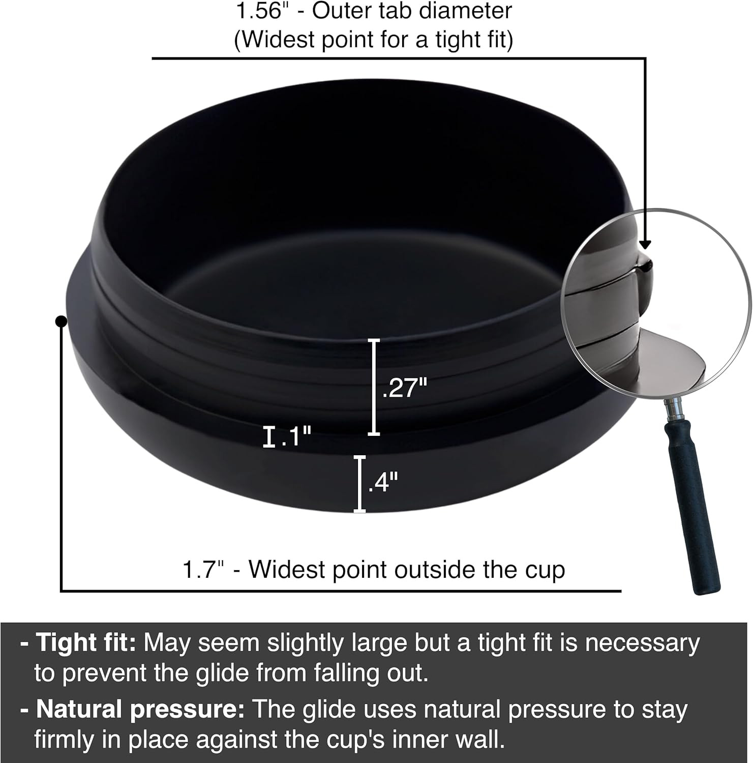 1-1/2″ Wrought Iron Patio Furniture Feet Caps – round Plastic Outdoor Metal Tabl