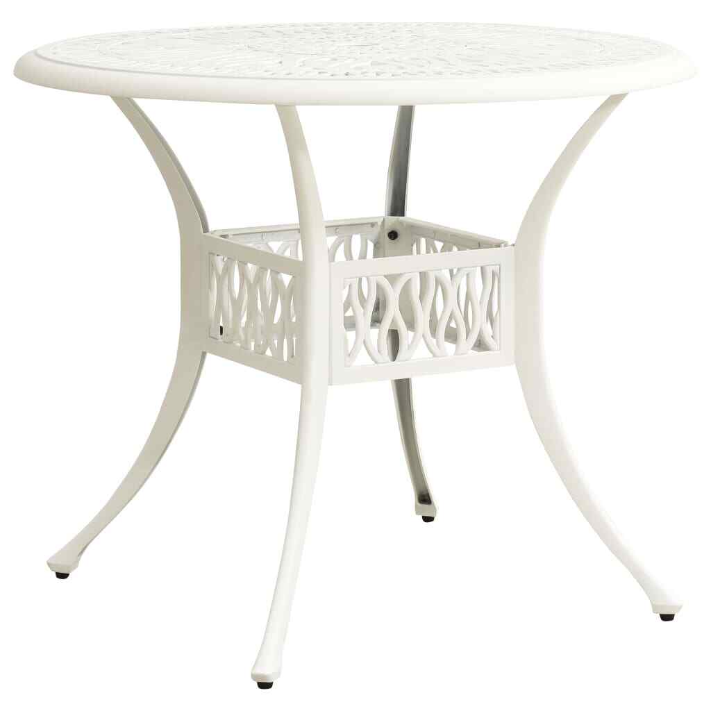 Patio Table Outdoor Dining Table Garden Porch Furniture Cast Aluminum vidaXL