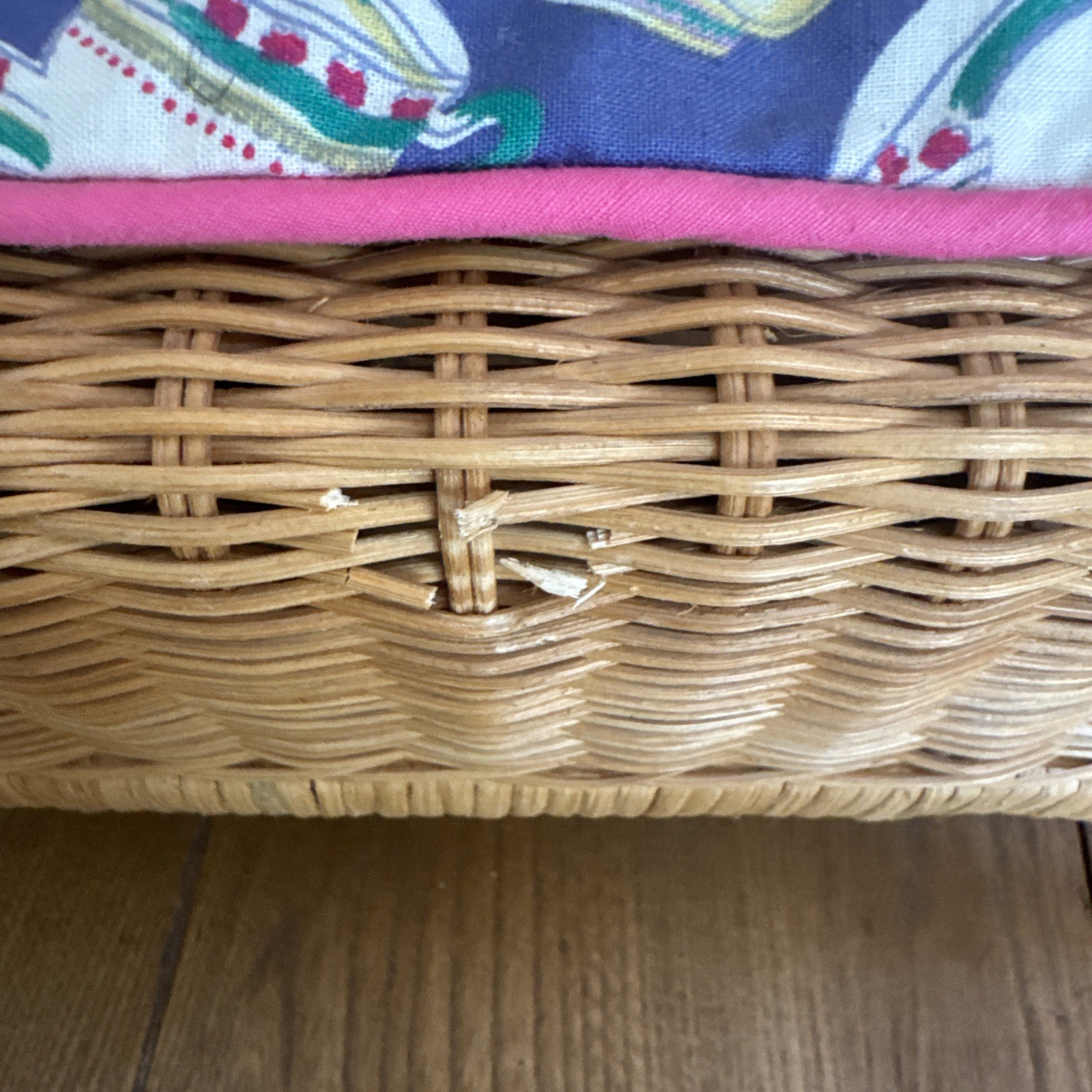VINTAGE MUFFY VANDERBEAR RATTAN Wicker FURNITURE 4 PIECE Table Chair Settee