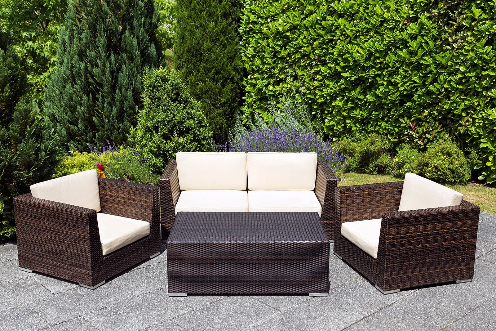 Brown Woven Rattan, Plastic PE Wicker Repair Material for Garden Chair Coffee…