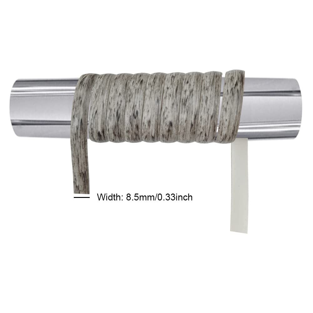 Feyart 8.5mm 55m Gradient Grey PE Rattan Repair Kits (Includes Prying Tool) f…