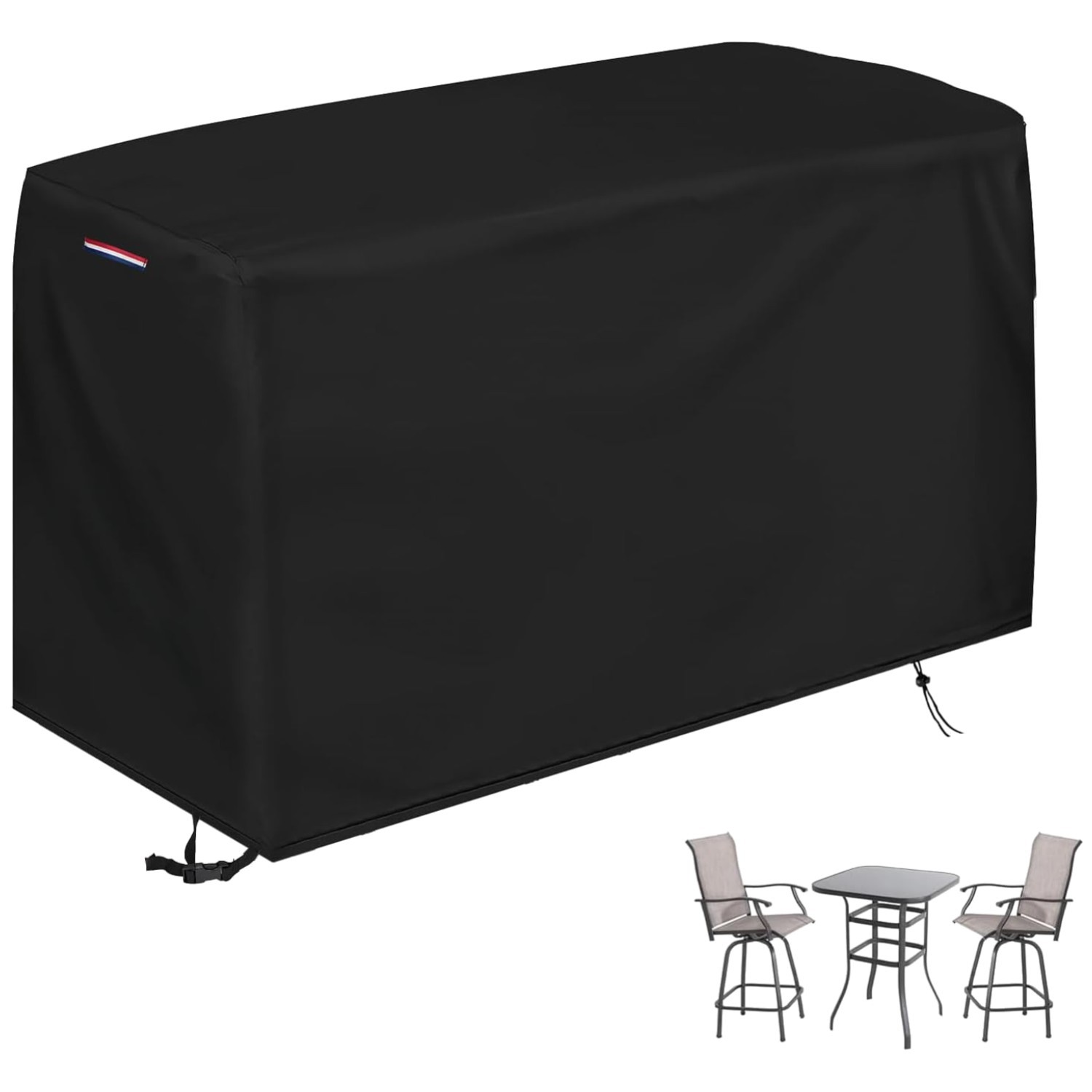 Patio Bistro Sets Cover – Heavy Duty 600D – 70″ x 32″ x 47″