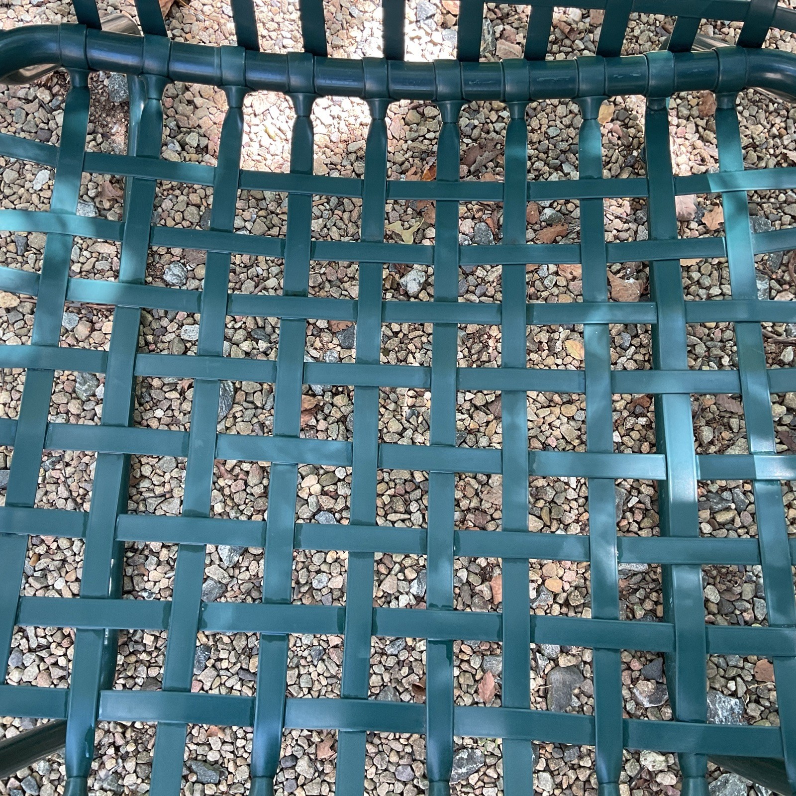Vintage Brown Jordan Tamiami Rocking Chair And Armchair Dark Green Patio Outdoor