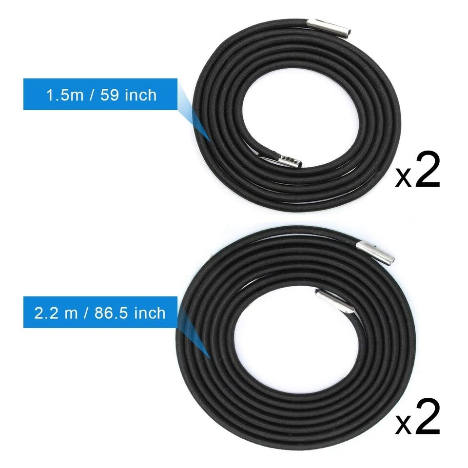 Universal Replacement Cord for Zero Gravity Chair, 4 Pack Elastic Cords Repai…