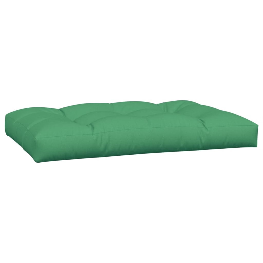 Pallet Cushions 3 pcs Green Fabric