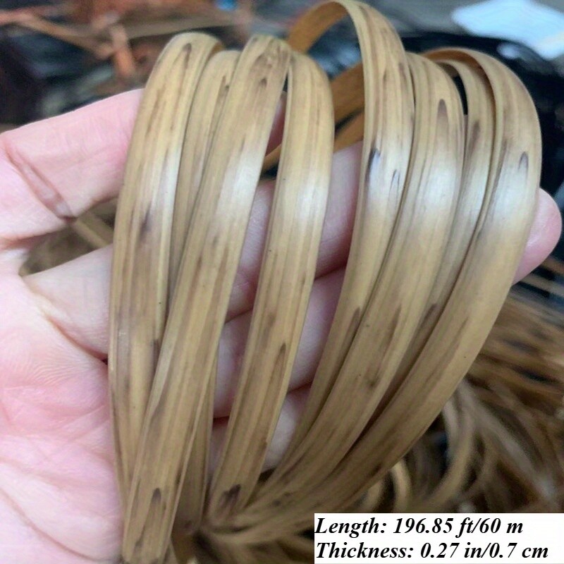 60m Synthetic PE Flat Rattan Material Knit Repair Home Furniture Chair Basket
