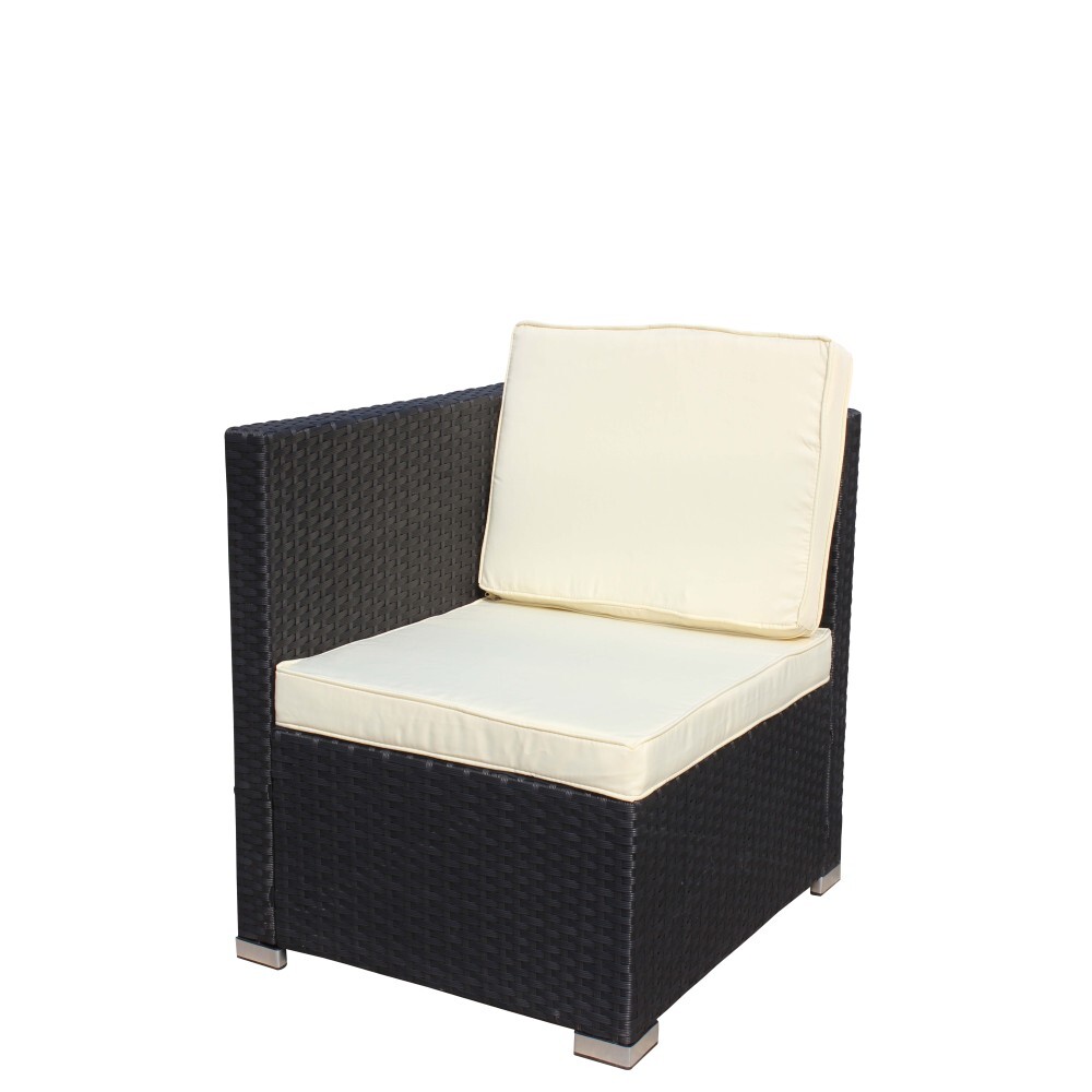 Outdoor Garden Patio Furniture 5-Piece PE Rattan Wicker Cushioned Sofa Sets