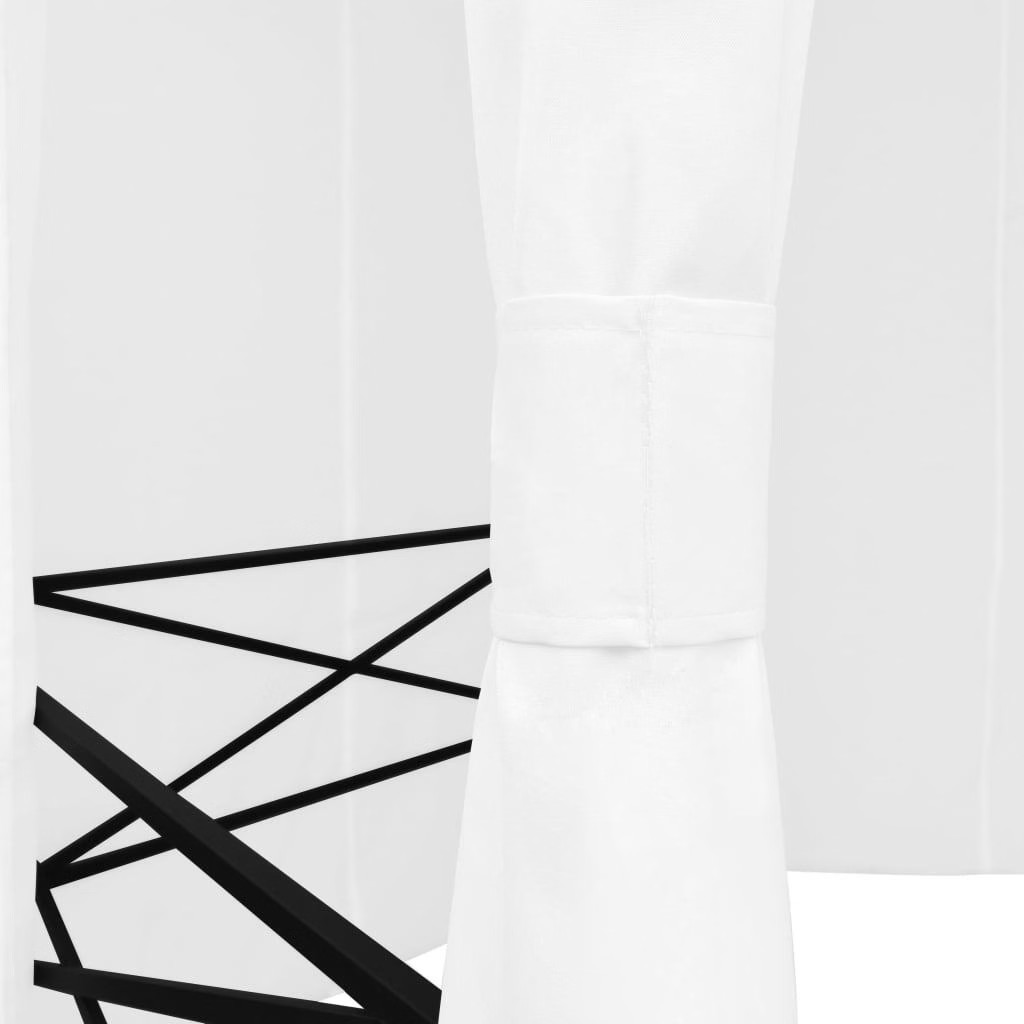 Garden Marquee with Curtains 141.7″x122.8″x104.3″ White 0.6 oz/ft²