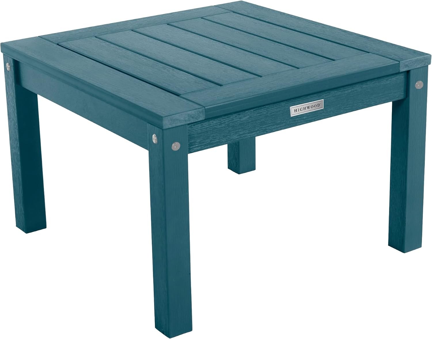 Adirondack Side Table – Nantucket Blue, 24″x24″x16″, Weatherproof, USA Made