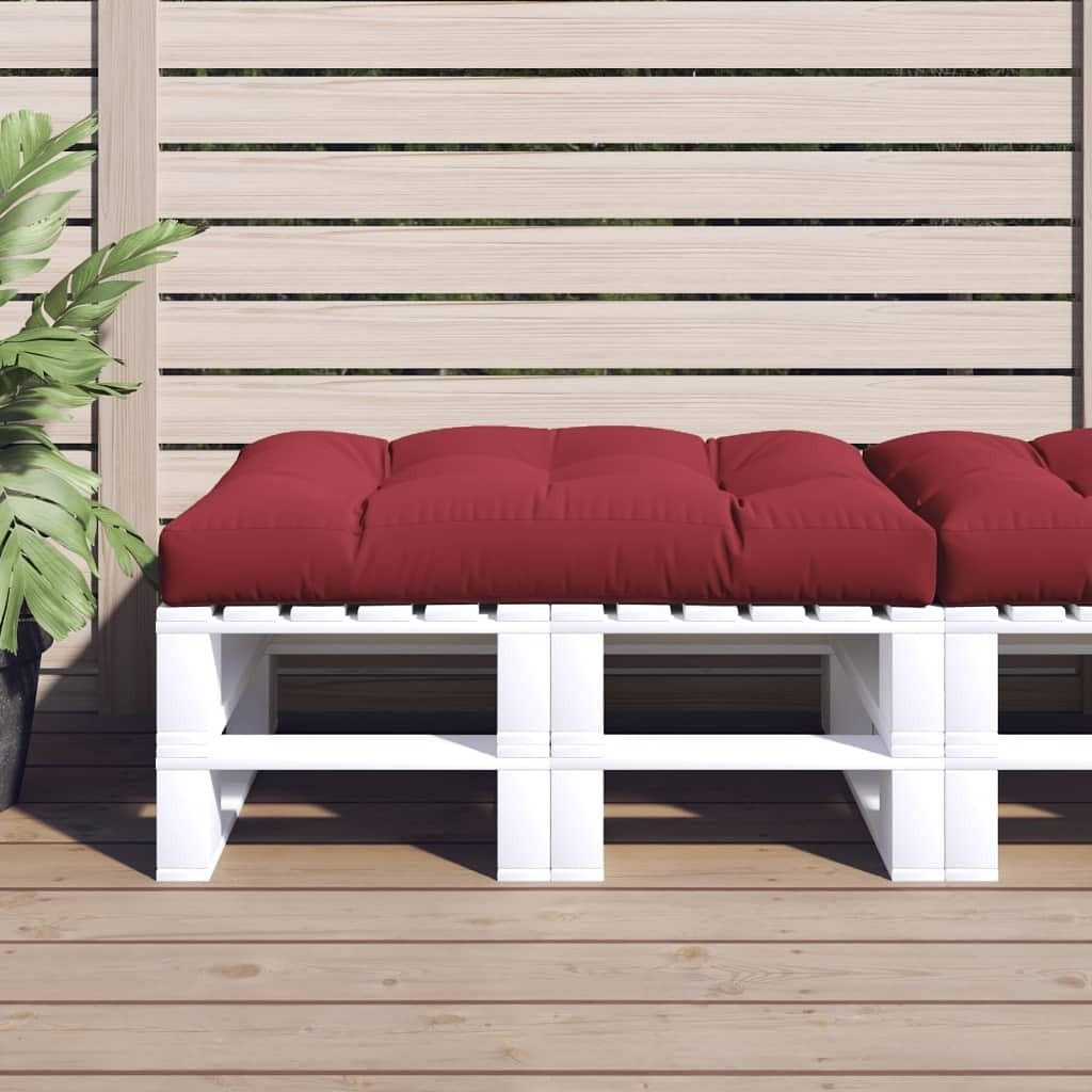 Pallet Cushion Wine Red 47.2″x31.5″x4.7″ Fabric