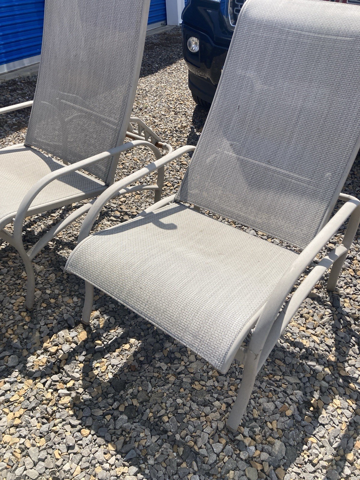 Tropitone High back Lounge Chairs Pair High End Designer