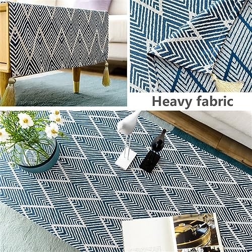 Coffee Table Cloth with Tassle Small Rectangle 57″ x 20″ (Rectangular)