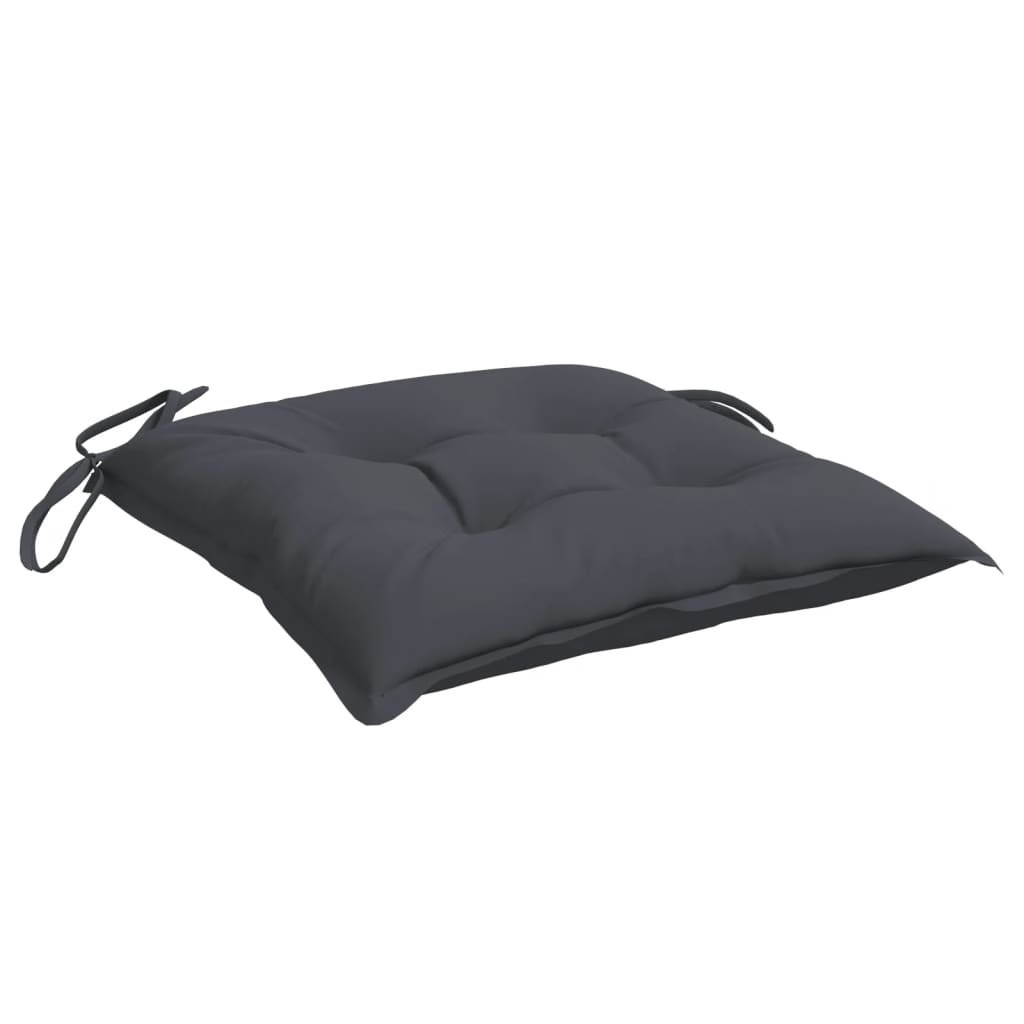 Chair Cushions 2 pcs Anthracite 15.7″x15.7″x2.8″ Oxford Fabric
