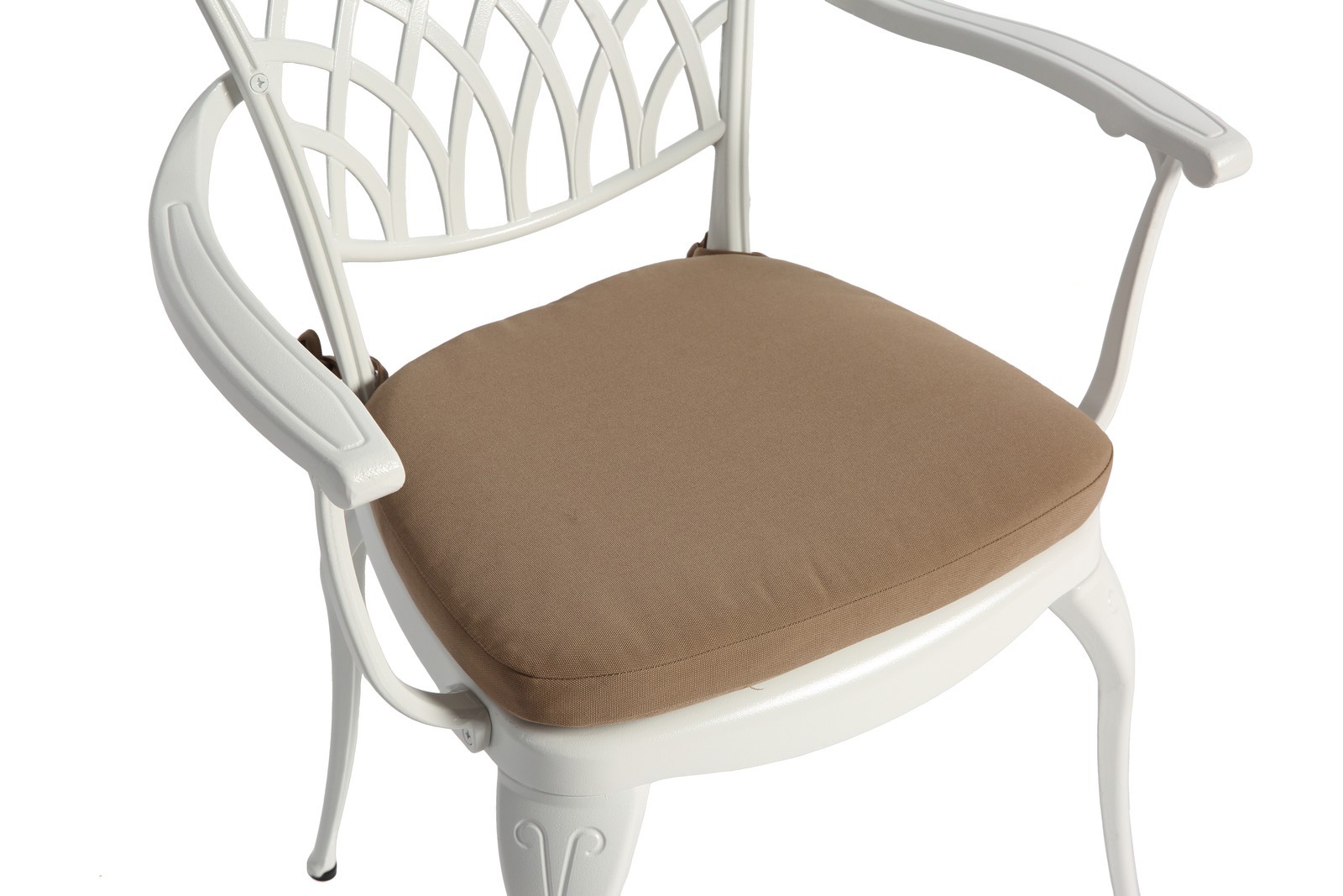 Cast Aluminum Bistro Set with Umbrella Hole, All-Weather Patio Table & Chairs