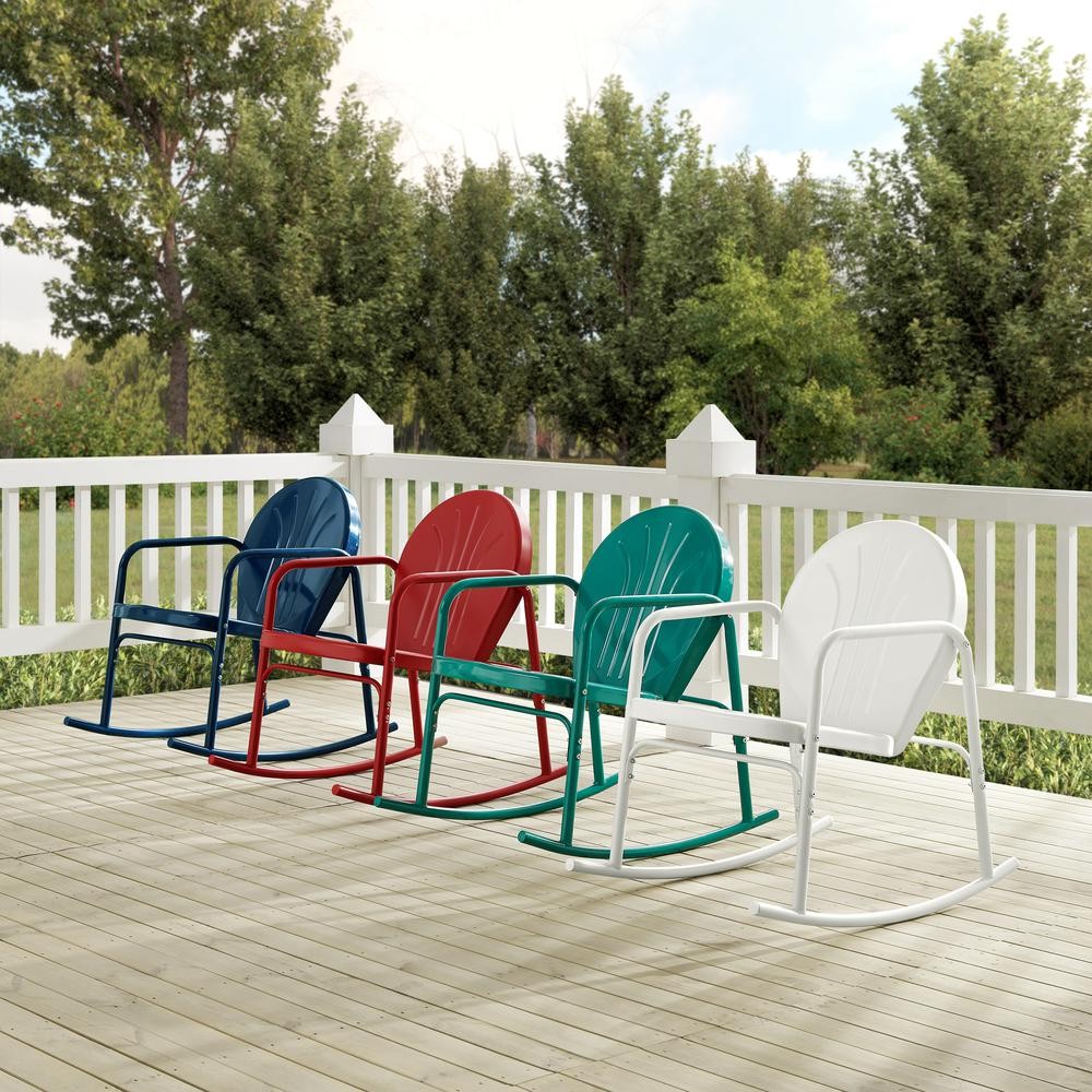 Griffith 2Pc Retro Outdoor Rocking Chair Set – 2 Rocking Chairs