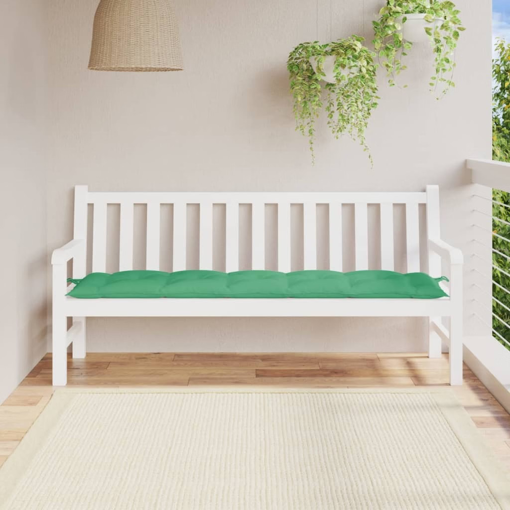 Garden Bench Cushion Green 70.9″x19.7″x2.8″ Oxford Fabric