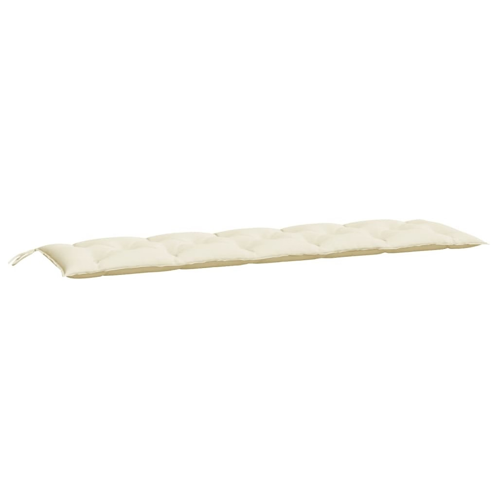 Garden Bench Cushion Cream White 70.9″x19.7″x2.8″ Oxford Fabric