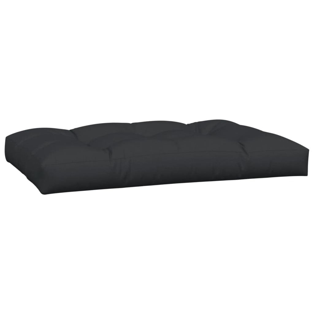 Pallet Cushions 3 pcs Black Fabric