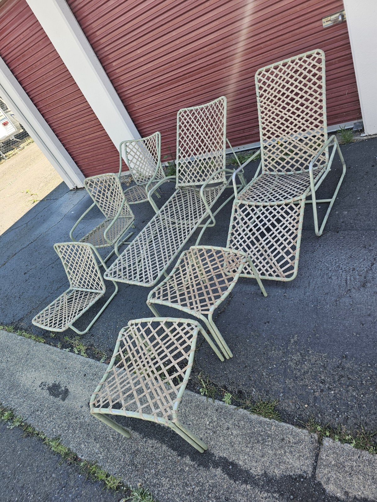 Vintage Brown Jordan Patio Furniture 3 Chairs Lounge Chair Gravitychair 2Table