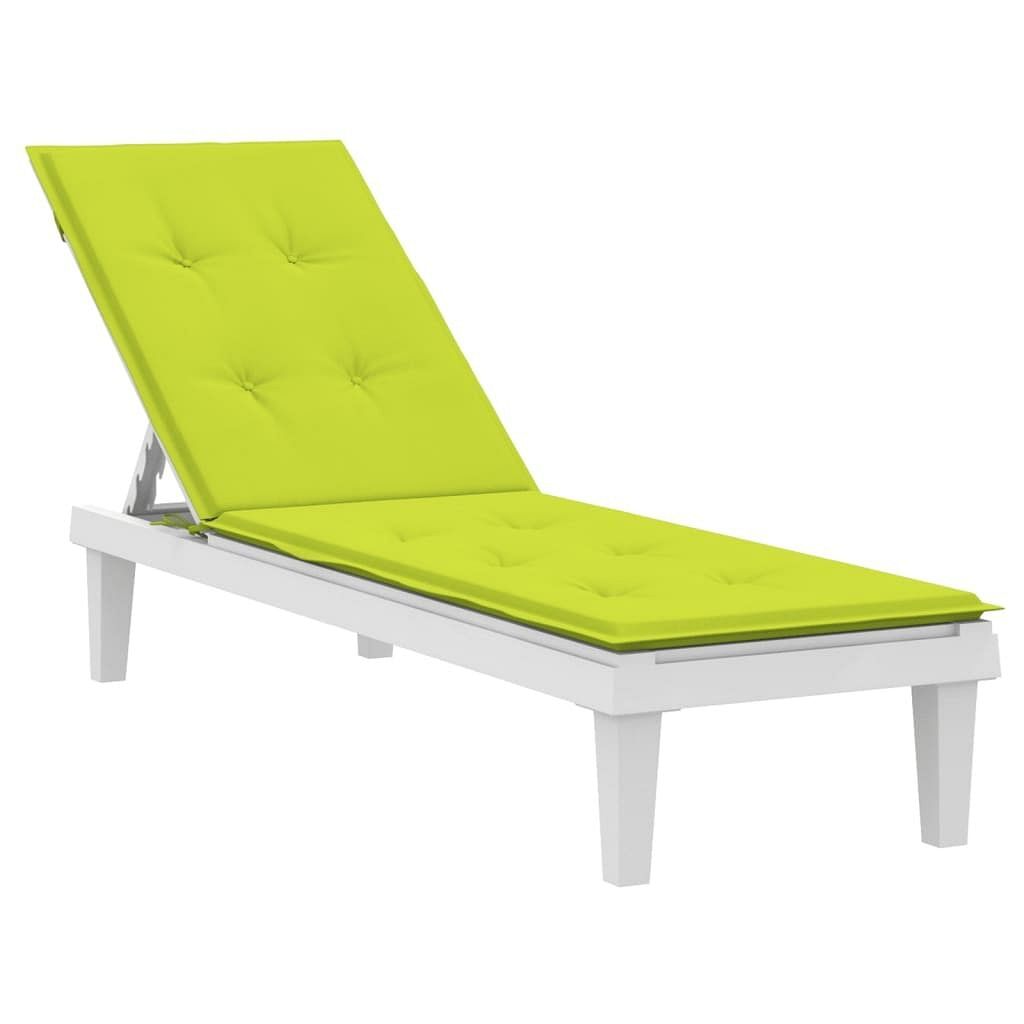 vidaXL Deck Chair Cushion Bright Green (29.5″+41.3″)x19.7″x1.6″