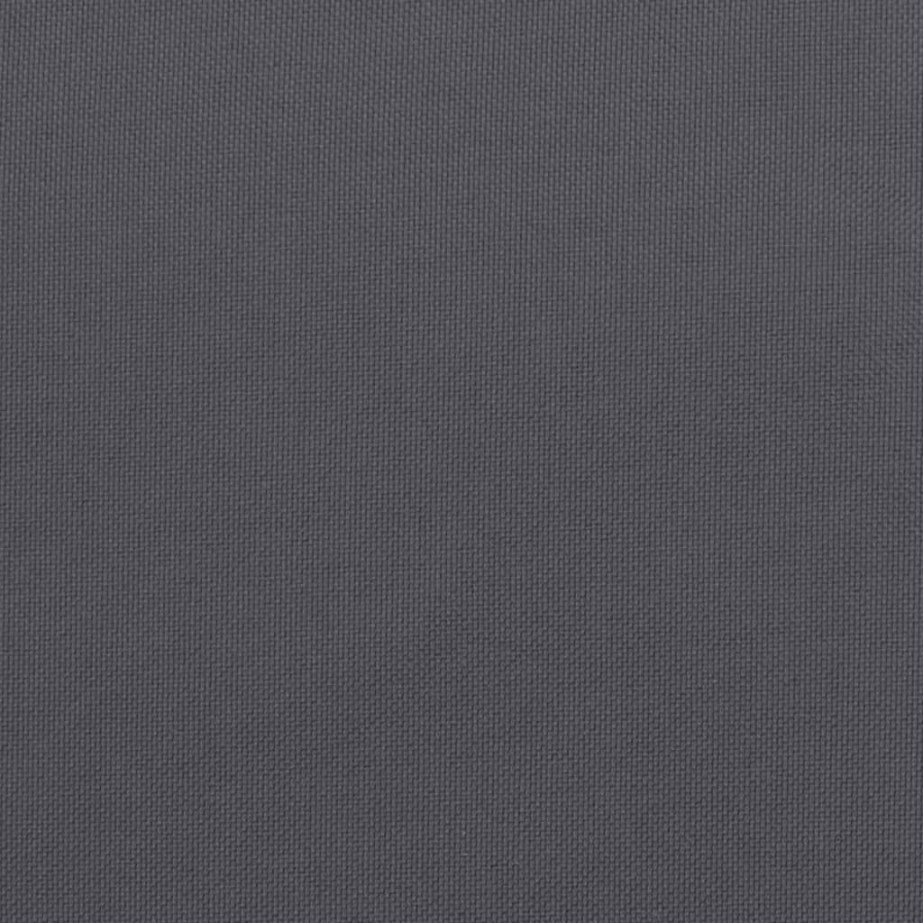 Garden Lowback Chair Cushions 2 pcs Anthracite 39.4″x19.7″x1.2″ Oxford Fabric
