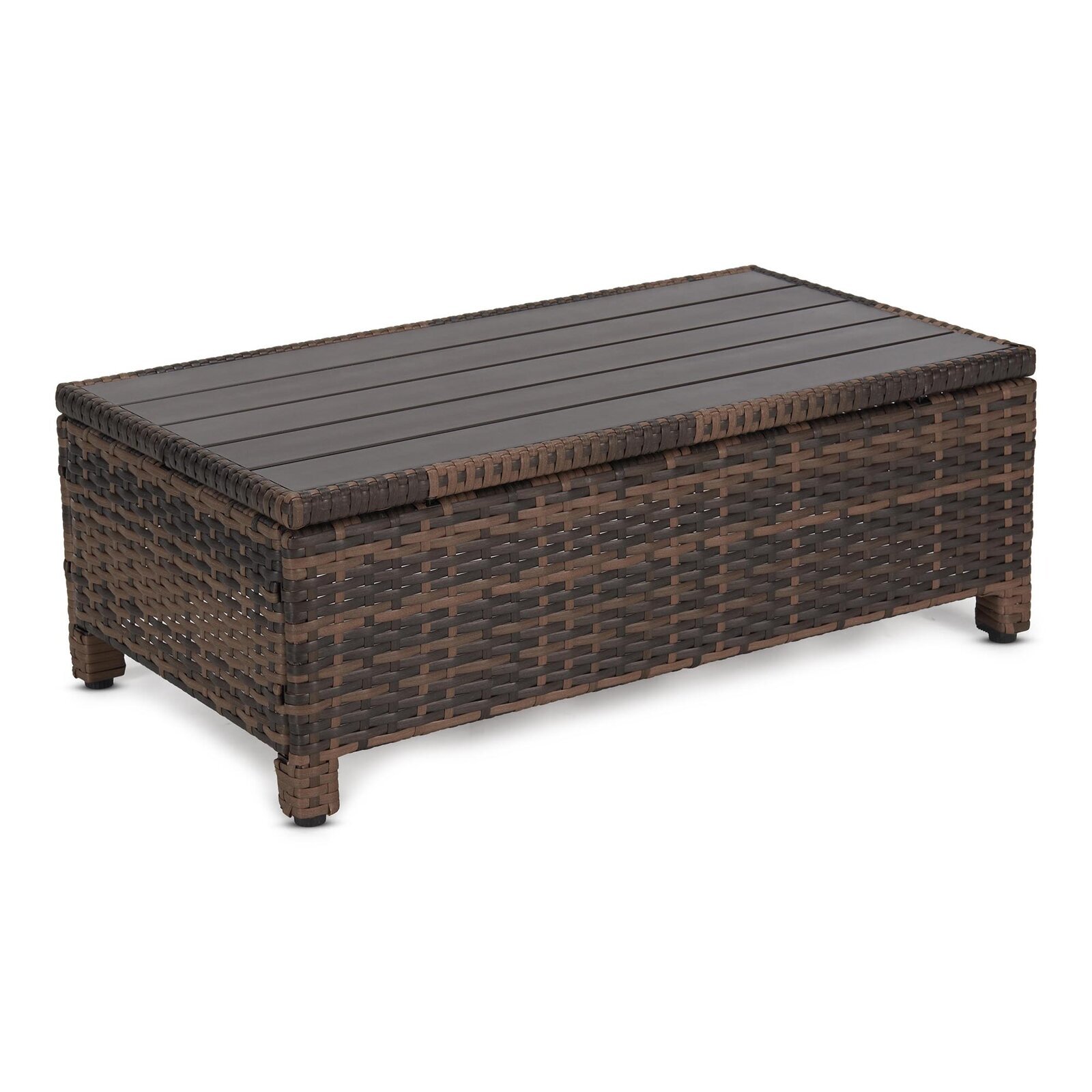 3-Piece Beige Sectional Patio Seating Set Outdoor Home Furniture Wicker