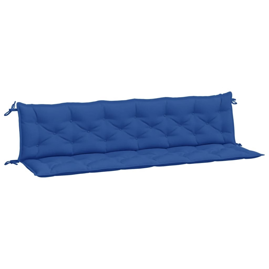 Garden Bench Cushion Blue 78.7″x(19.7″+19.7″)x2.8″ Oxford Fabric