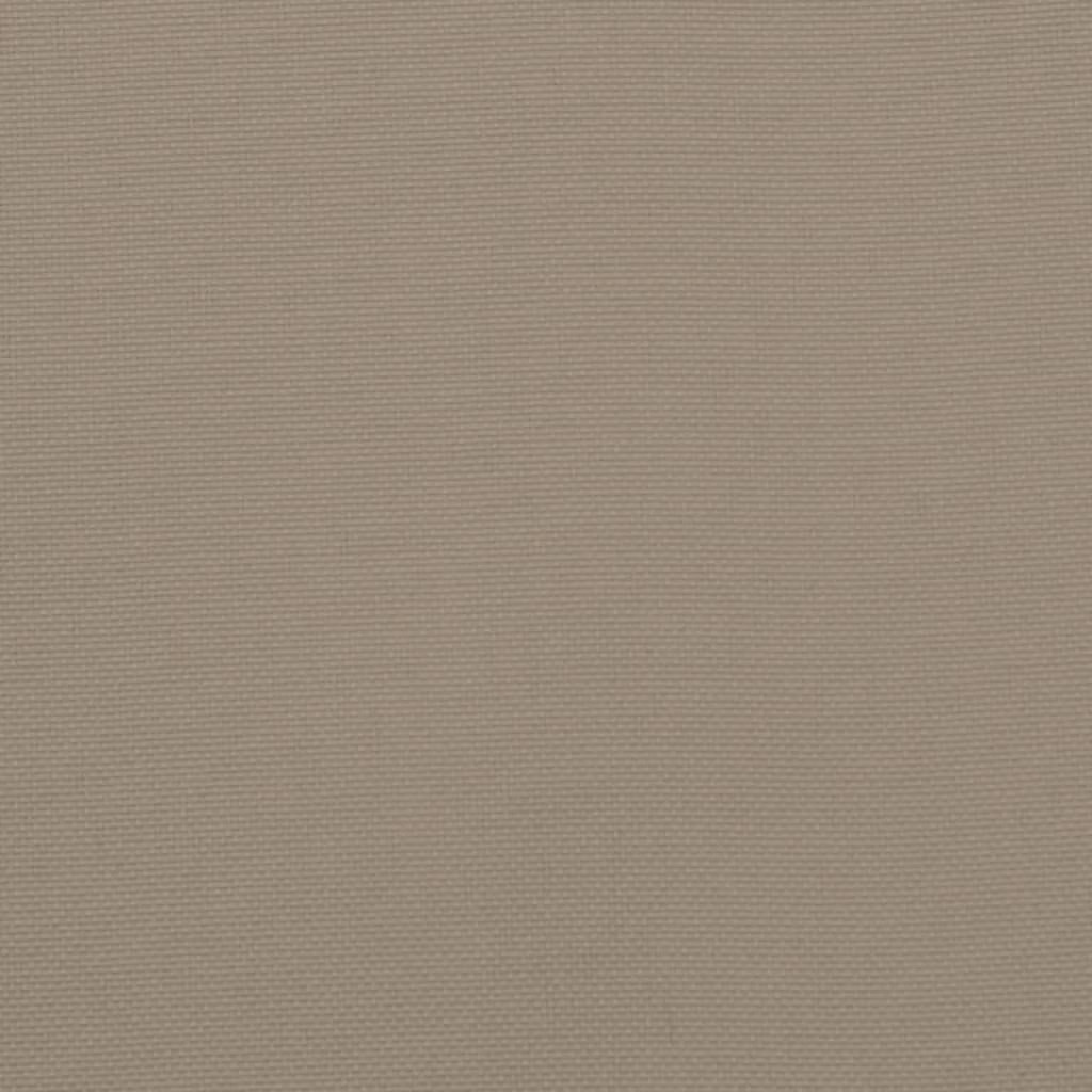 Garden Lowback Chair Cushions 2 pcs Taupe 39.4″x19.7″x1.2″ Oxford Fabric