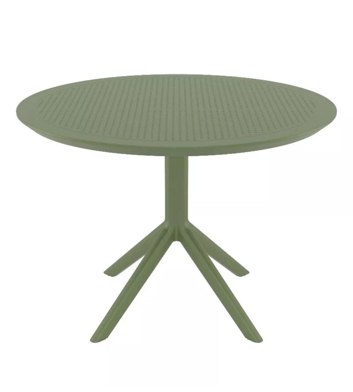 Compamia Sky Round Dining Table 42 inch Olive Green
