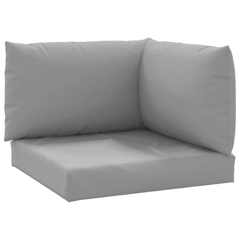 Pallet Cushions 3 pcs Gray Oxford Fabric