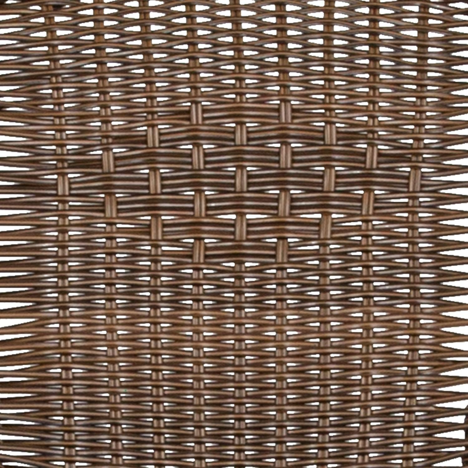 5-Piece Square Indoor/Outdoor Patio Table And Rattan Chairs Set – 28 W X 28 D X