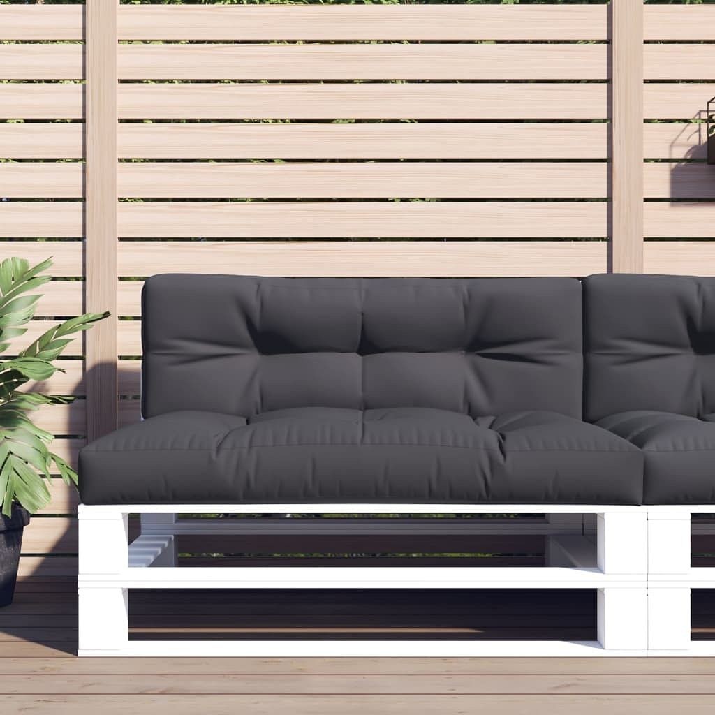 Pallet Cushion Anthracite 47.2″x15.7″x4.7″ Fabric